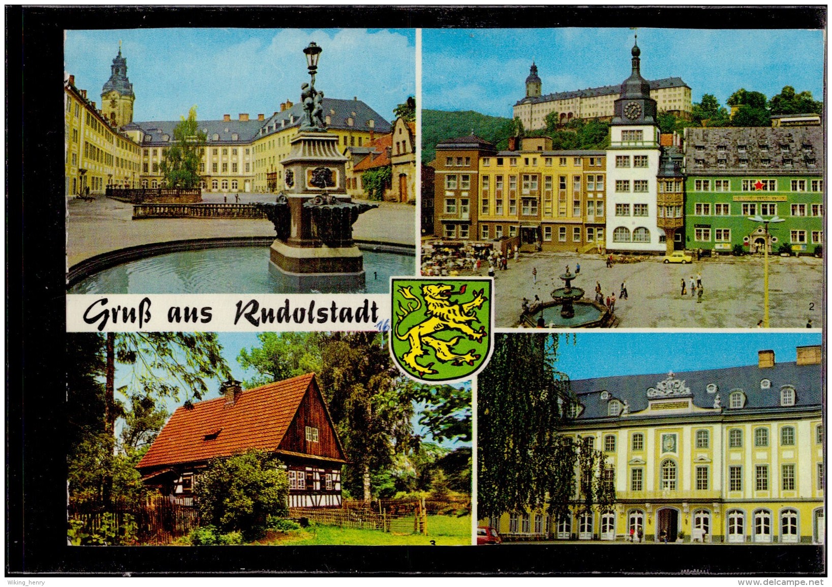 Rudolstadt - Mehrbildkarte 4 - Rudolstadt