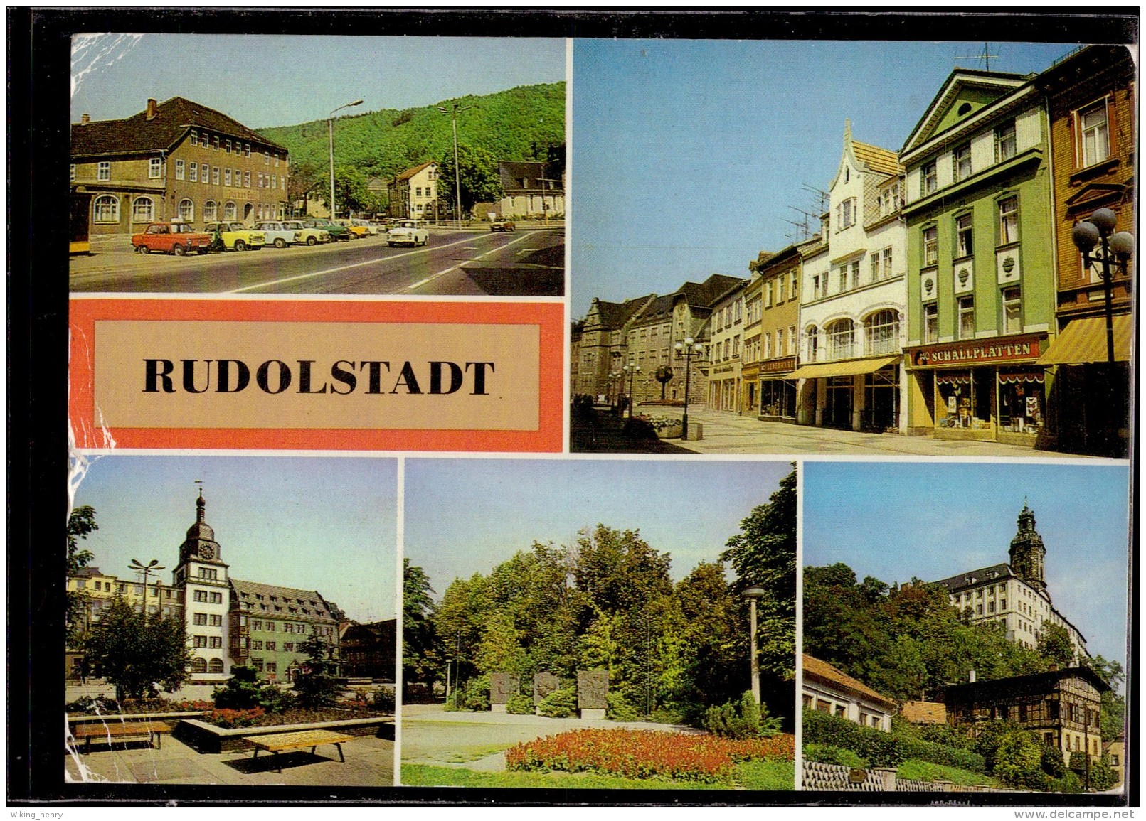 Rudolstadt - Mehrbildkarte 6 - Rudolstadt