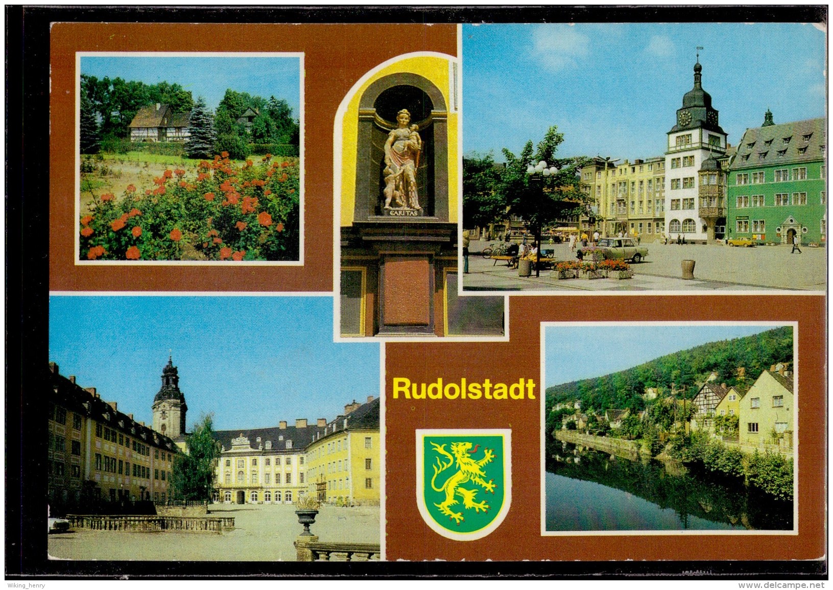 Rudolstadt - Mehrbildkarte 8 - Rudolstadt