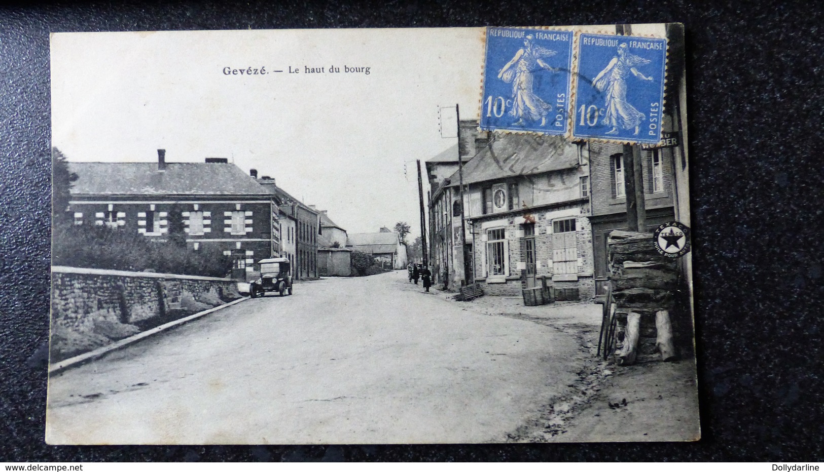 CPA 35 Ile Et Vilaine Village De GEVEZE Le Haut Bourg Ecrite Circulée 1934 - Otros & Sin Clasificación