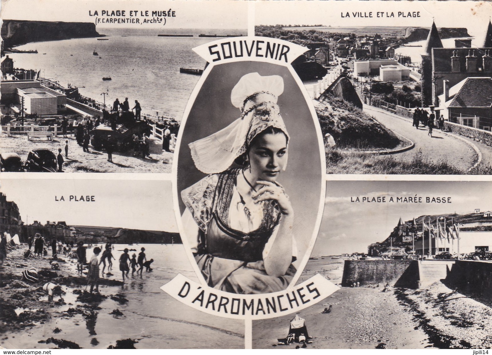 CARTE MULTIVUES SOUVENIR ARROMANCHES     ACHAT IMMEDIAT - Arromanches