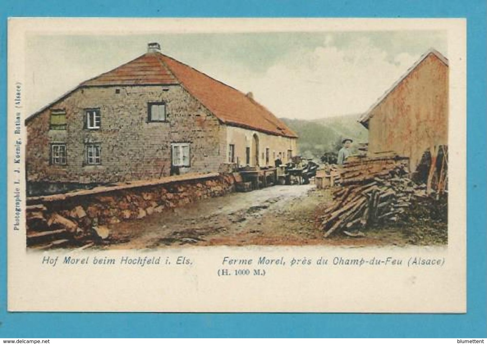 CPA Ferme Morel Près Du Champ-du-Feu Alsace - Alsace