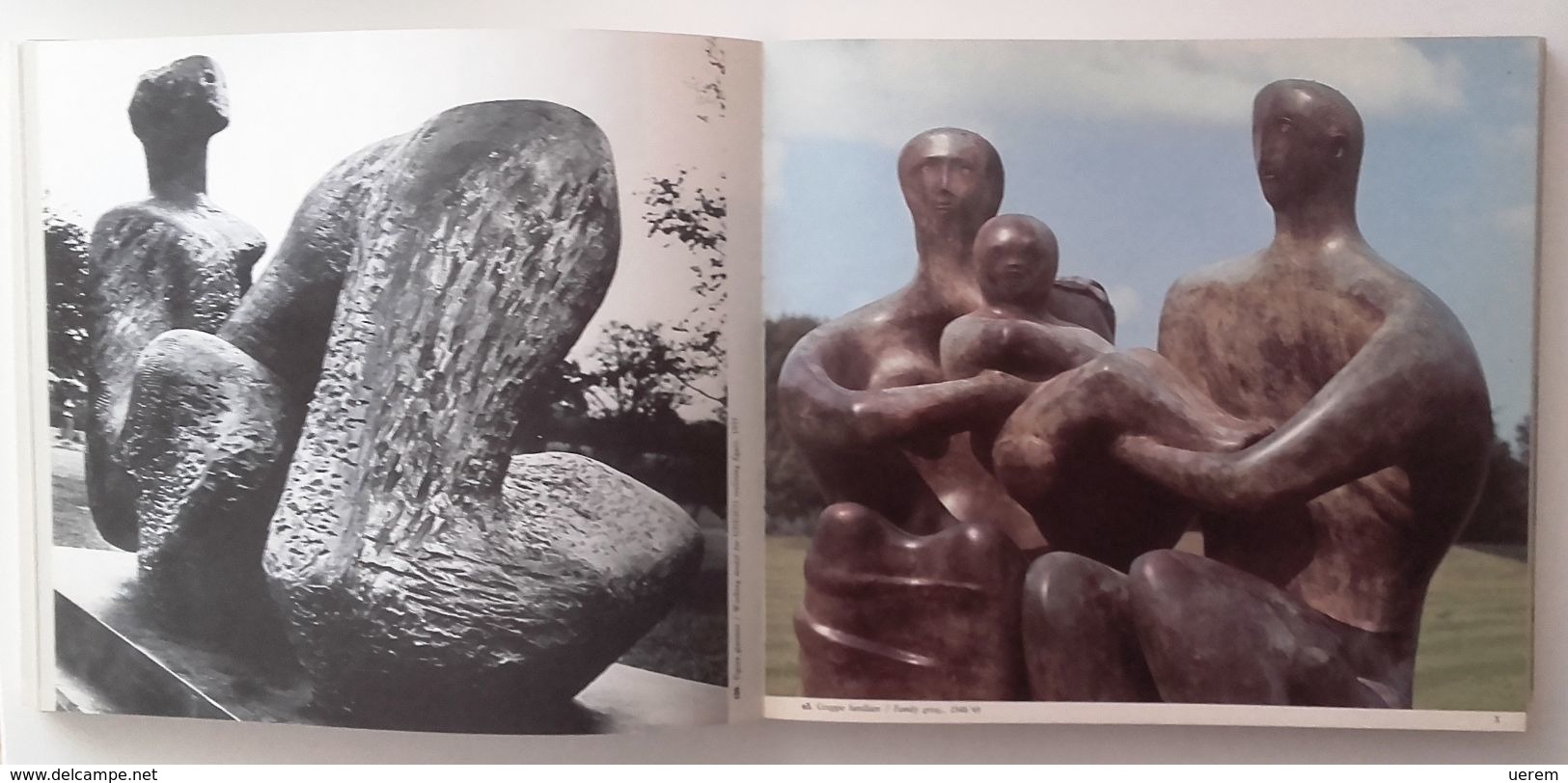 1972 ARTE SCULTURA FIRENZE MOORE AUTOGRAFO CARANDENTE GIOVANNI (a cura di) HENRY MOORE Mostra di Henry Moore organizzata