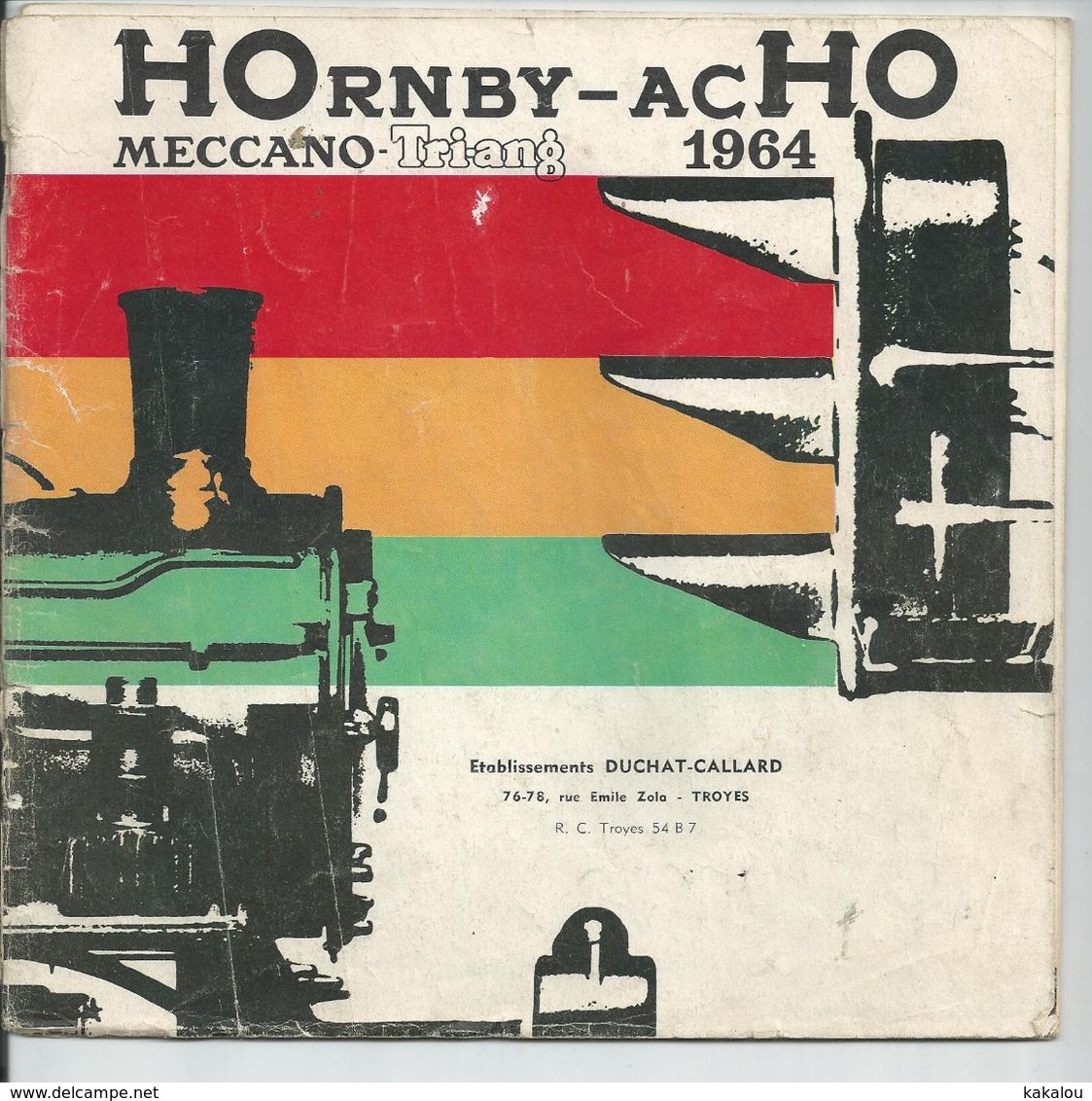 CATALOGUE MECCANO   HORNBY AcHO 1964 - Toy Memorabilia