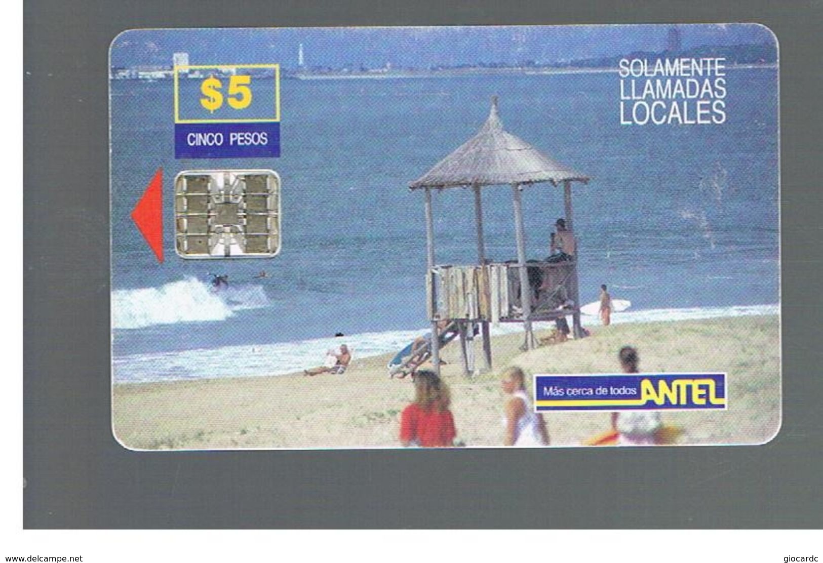 URUGUAY -   1998 BEACH                               - USED  -  RIF. 10458 - Uruguay