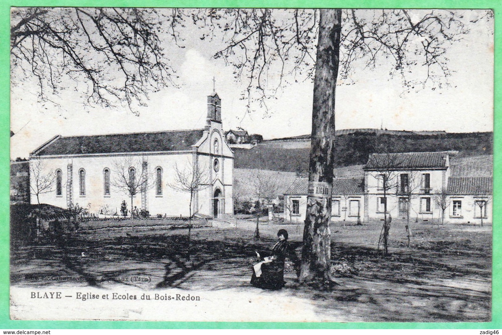 BLAYE LES MINES - EGLISE ET ECOLES DU BOIS REDON - Blave Les Mines