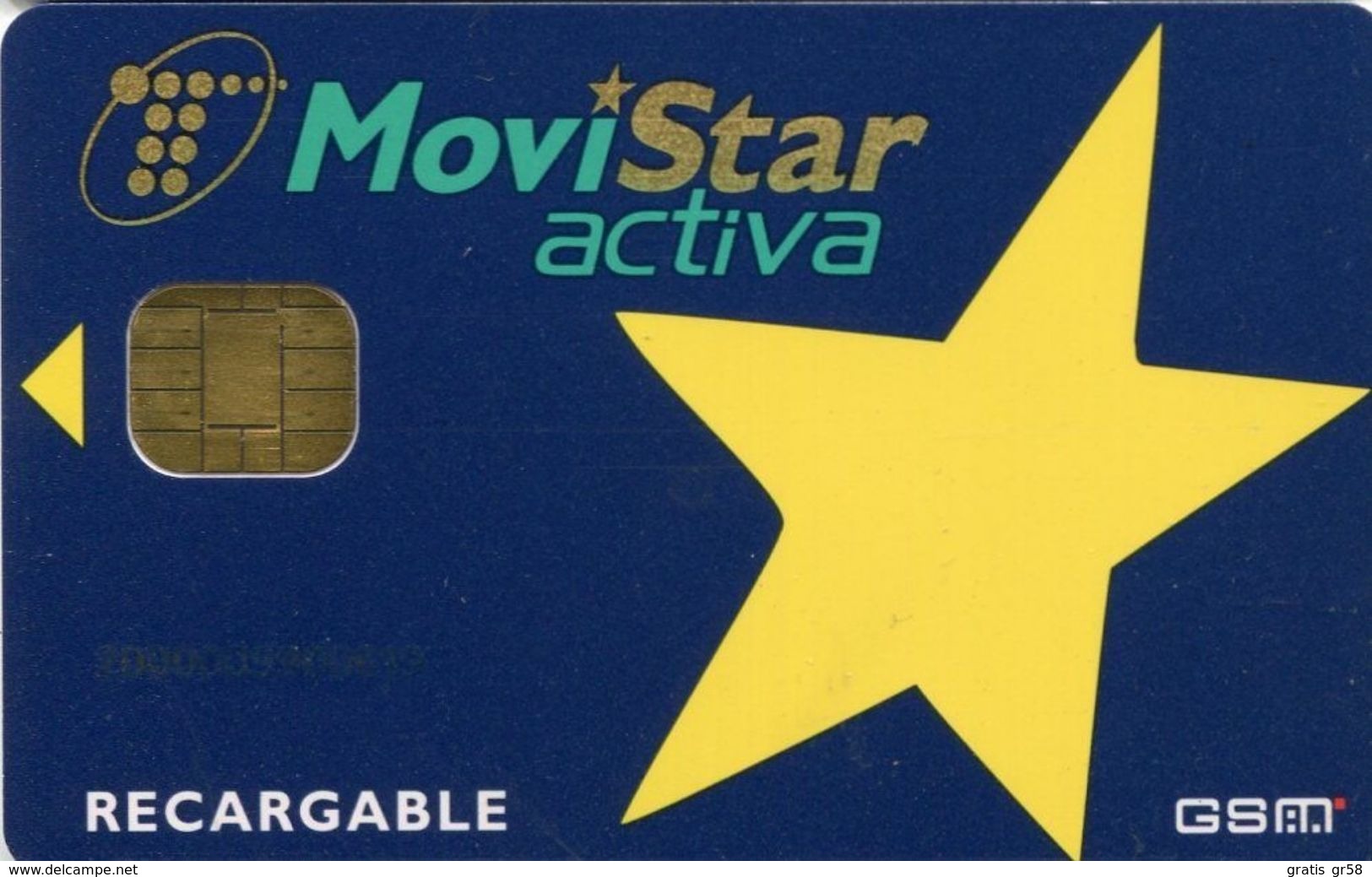 Spain - GSM, SIM Card, MoviStar Activa, Used - Telefonica