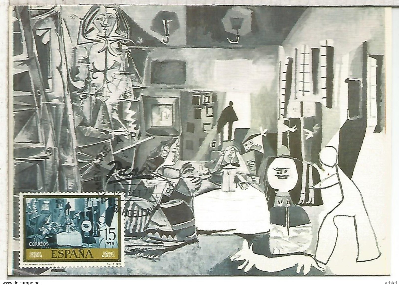 BARCELONA 1978 HOMENAJE A PICASSO  ARTE PINTURA - Picasso
