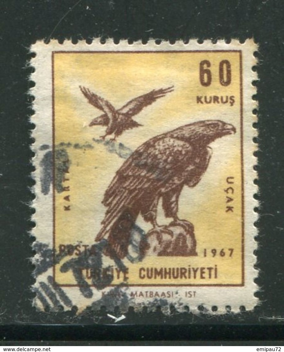 TURQUIE- P.A Y&T N°48- Oblitéré (oiseau) - Luftpost