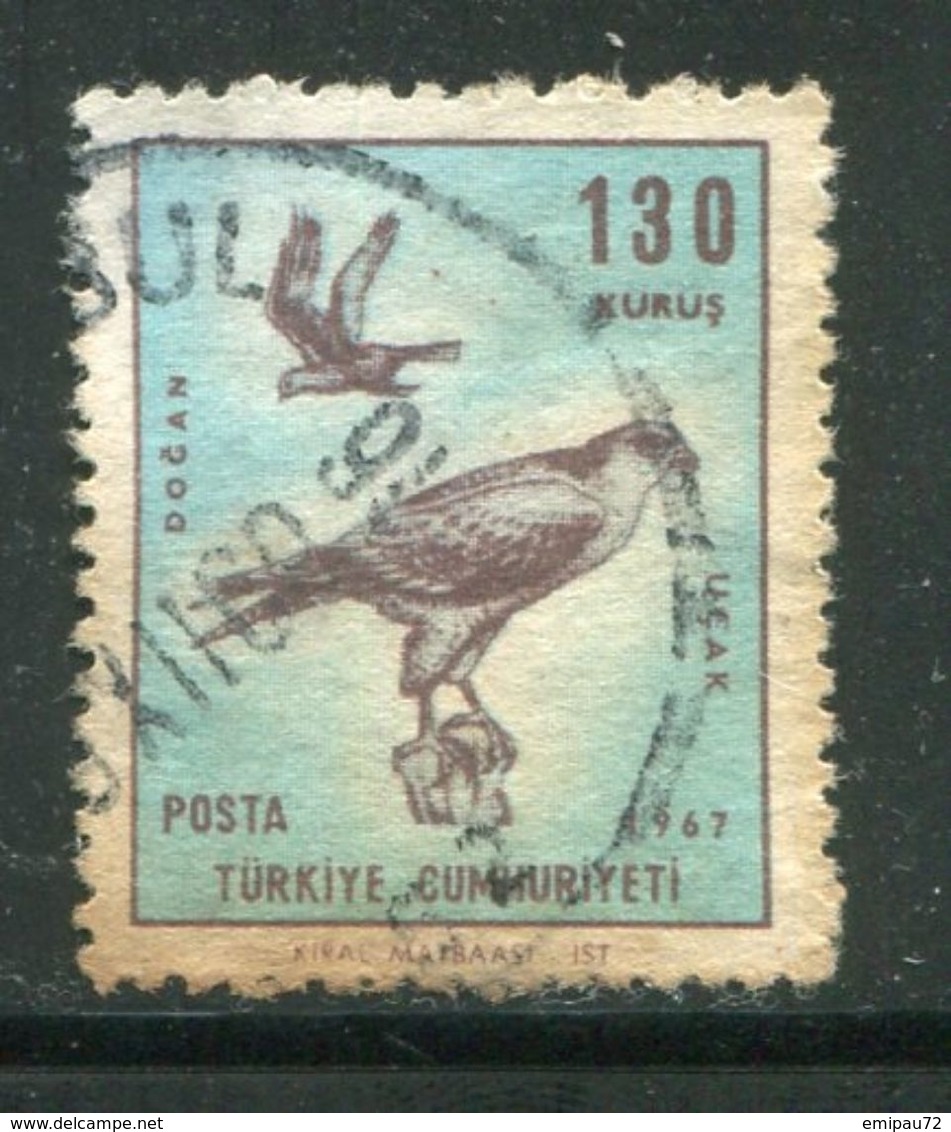 TURQUIE- P.A Y&T N°49- Oblitéré (oiseau) - Luftpost