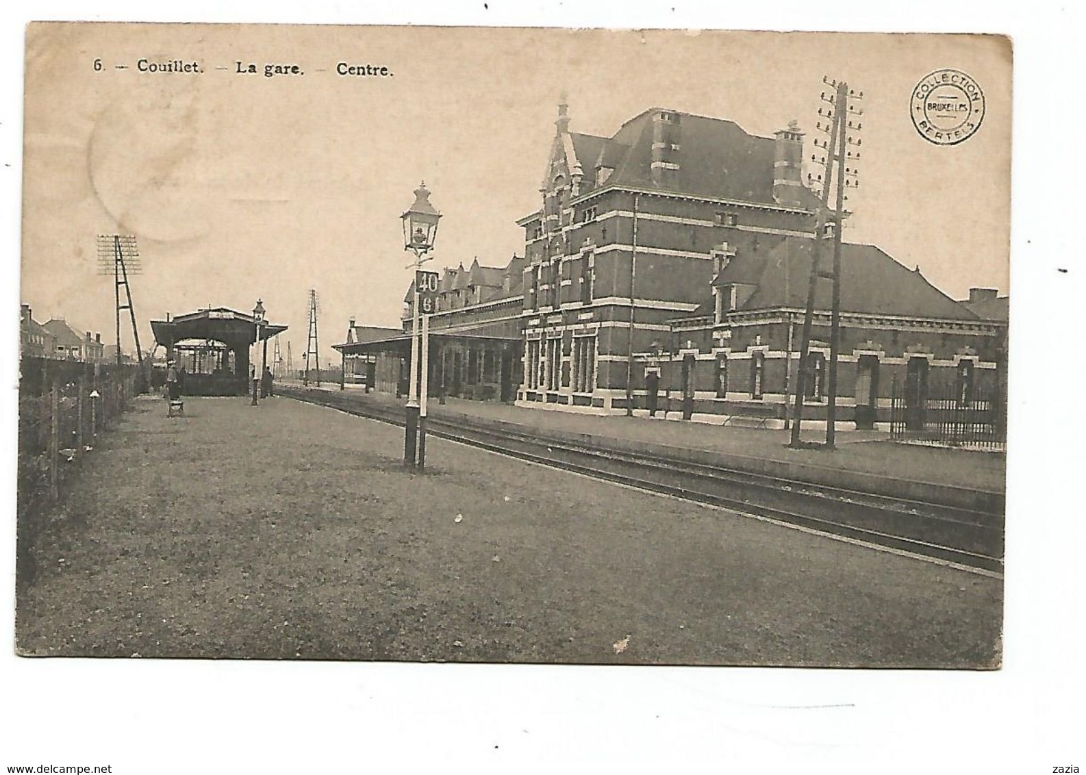 BEL.0085/ Couillet (Charleroi) - La Gare - Centre - Autres & Non Classés