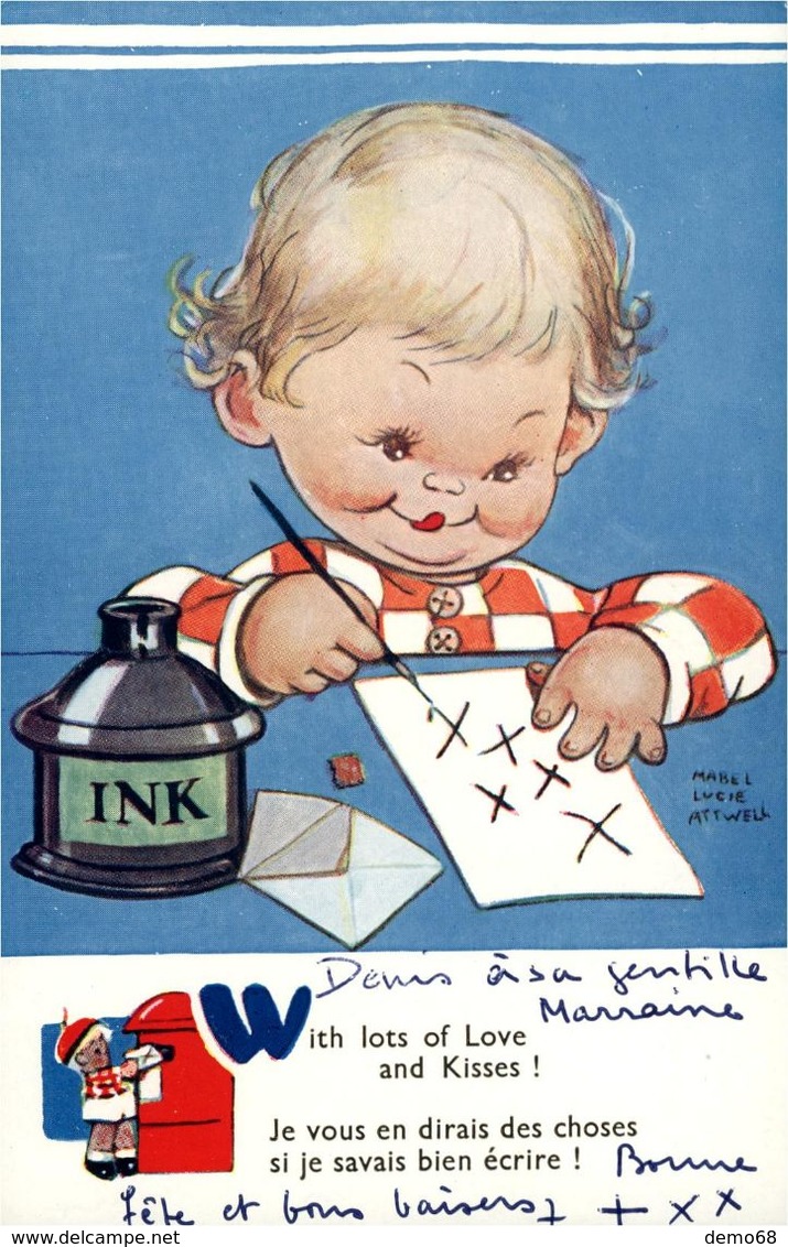 Fantaisie Enfant Bébé Humour ATTWELL Illustrateur Enfants INk - Bebes