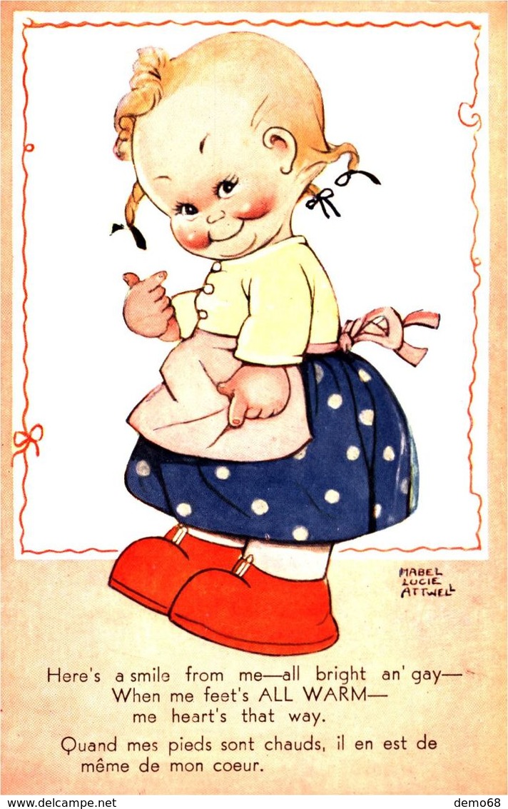 Fantaisie Enfant Bébé Humour ATTWELL  Illustrateur Enfants Quand Mes Pieds... - Bébés