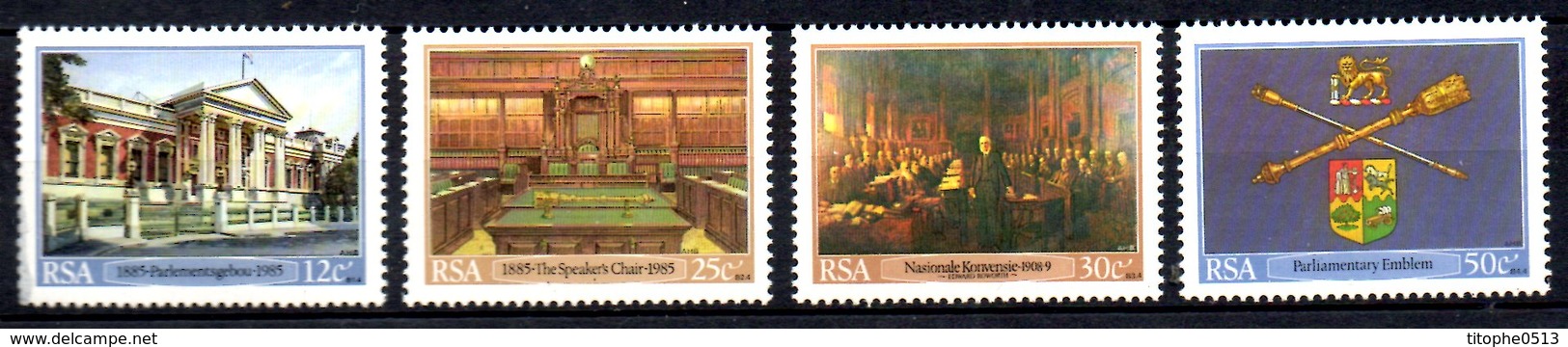 AFRIQUE DU SUD. N°584-7 De 1985. Parlement. - Neufs