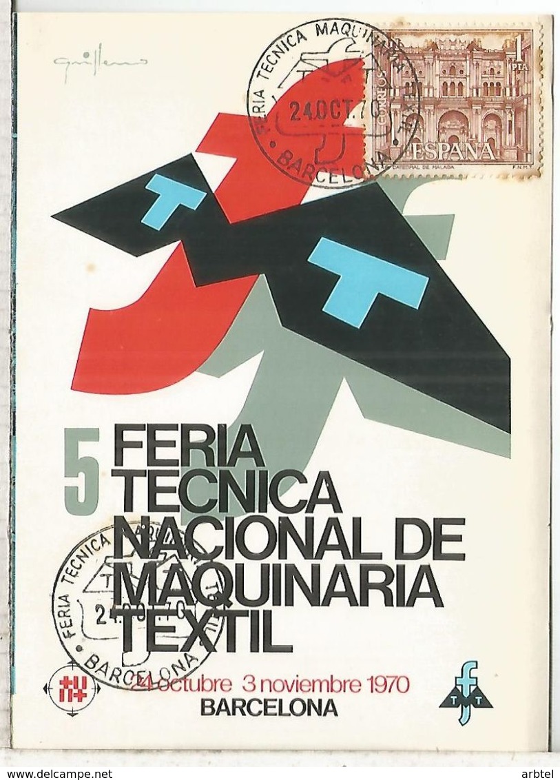 BARCELONA 1970 FERIA DE MAQUINARIA TEXTIL - Textiles