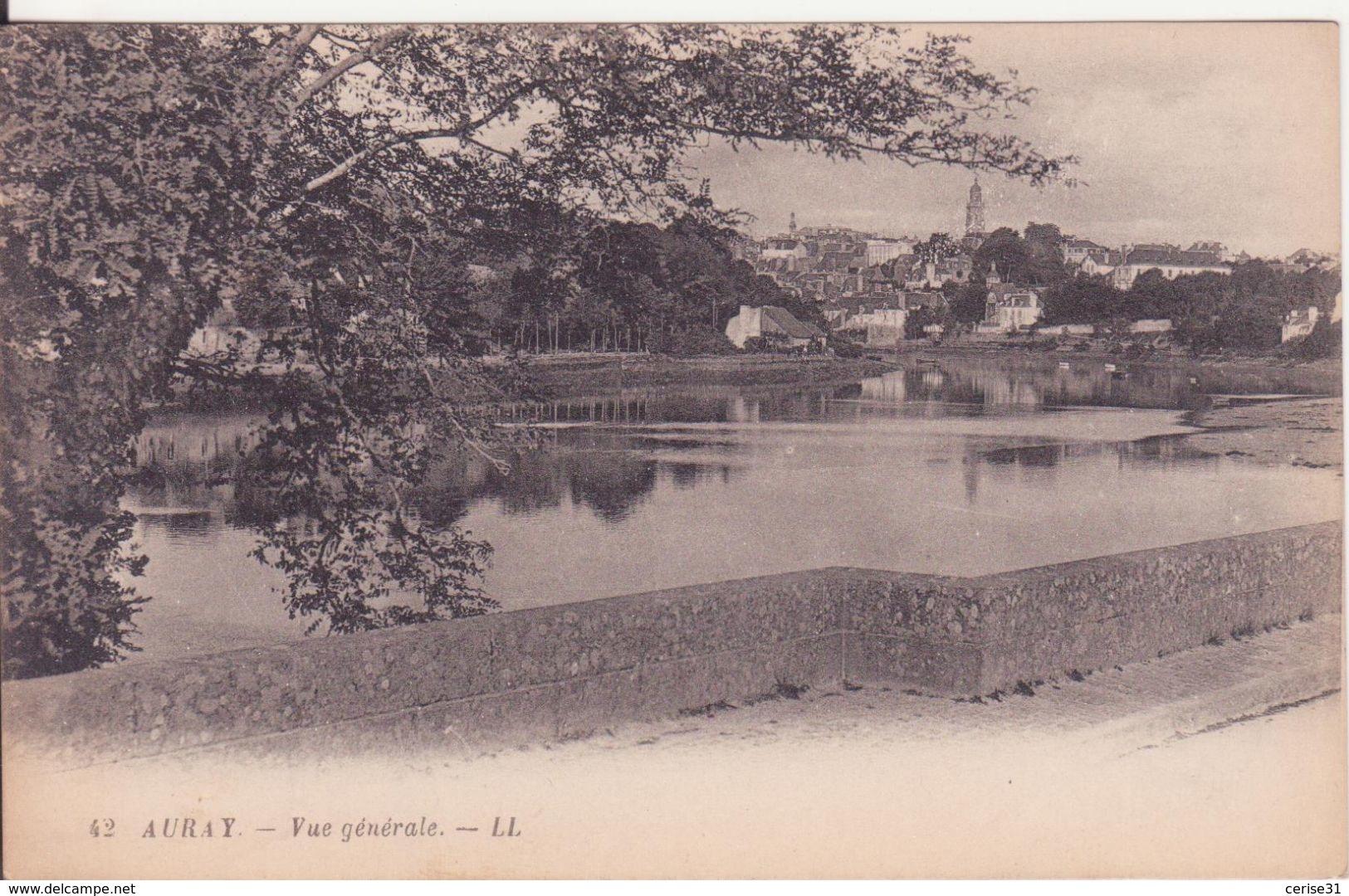 CPA  - 42. AURAY - Vue Générale - Auray