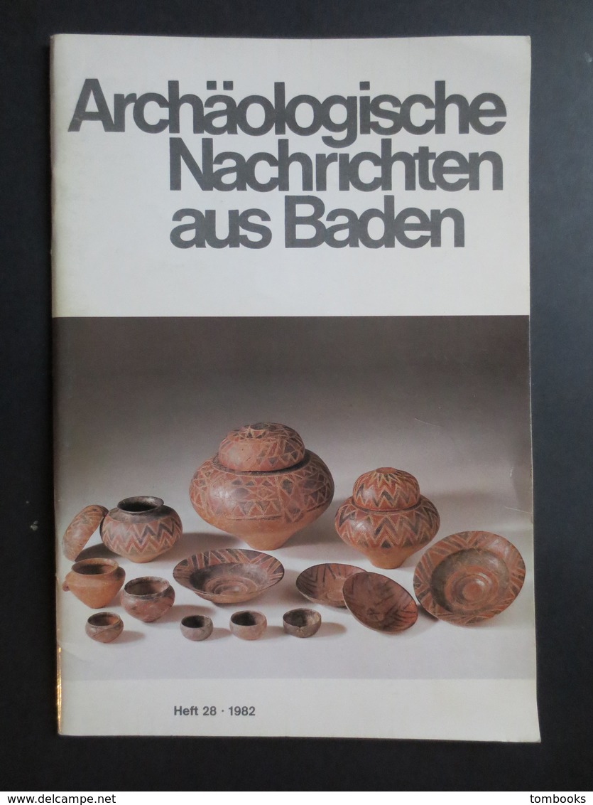 Suisse - AG Argovie - Baden - Archäologische Nachrichten Aus Baden - 1982 - Revue - TBE - - Cultura