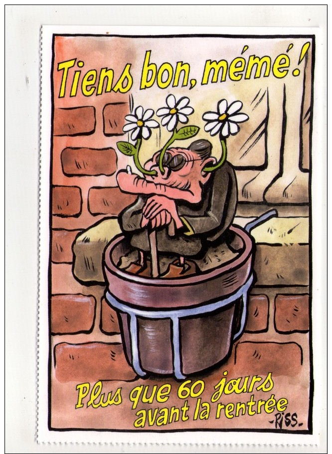 CP 10*15-HUMOUR 2017 CHARLIE HEBDO DESSINATEUR  RISS - Humour