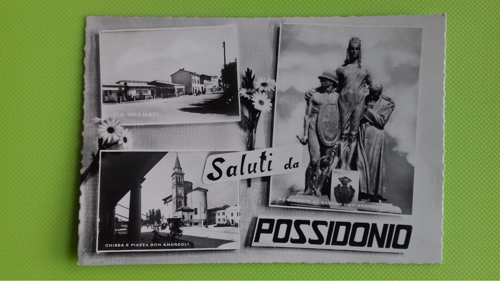 Cartolina SAN POSSIDONIO - MO - Viaggiata - Postcard - Vedutine - Bianco E Nero - Modena