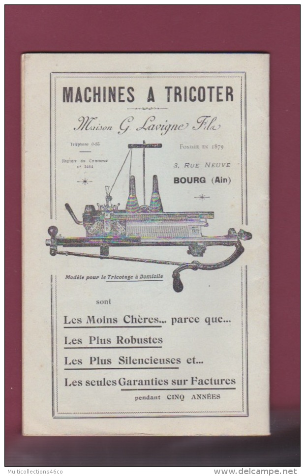 080218A REGIONALISME Ville De BOURG EN BRESSE 1923 - SEMAINE BRESSANE ébaudes - Folklore - Rhône-Alpes