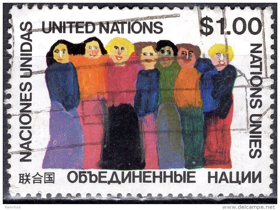 UNITED NATIONS 1978 Multi-racial Group -  $1 Multicoloured FU - Used Stamps