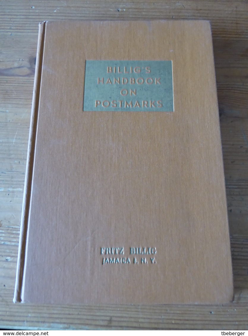 Billig's Philatelic Handbook Volume 8 1st Edition By HJMR, 179 Pages - Manuali