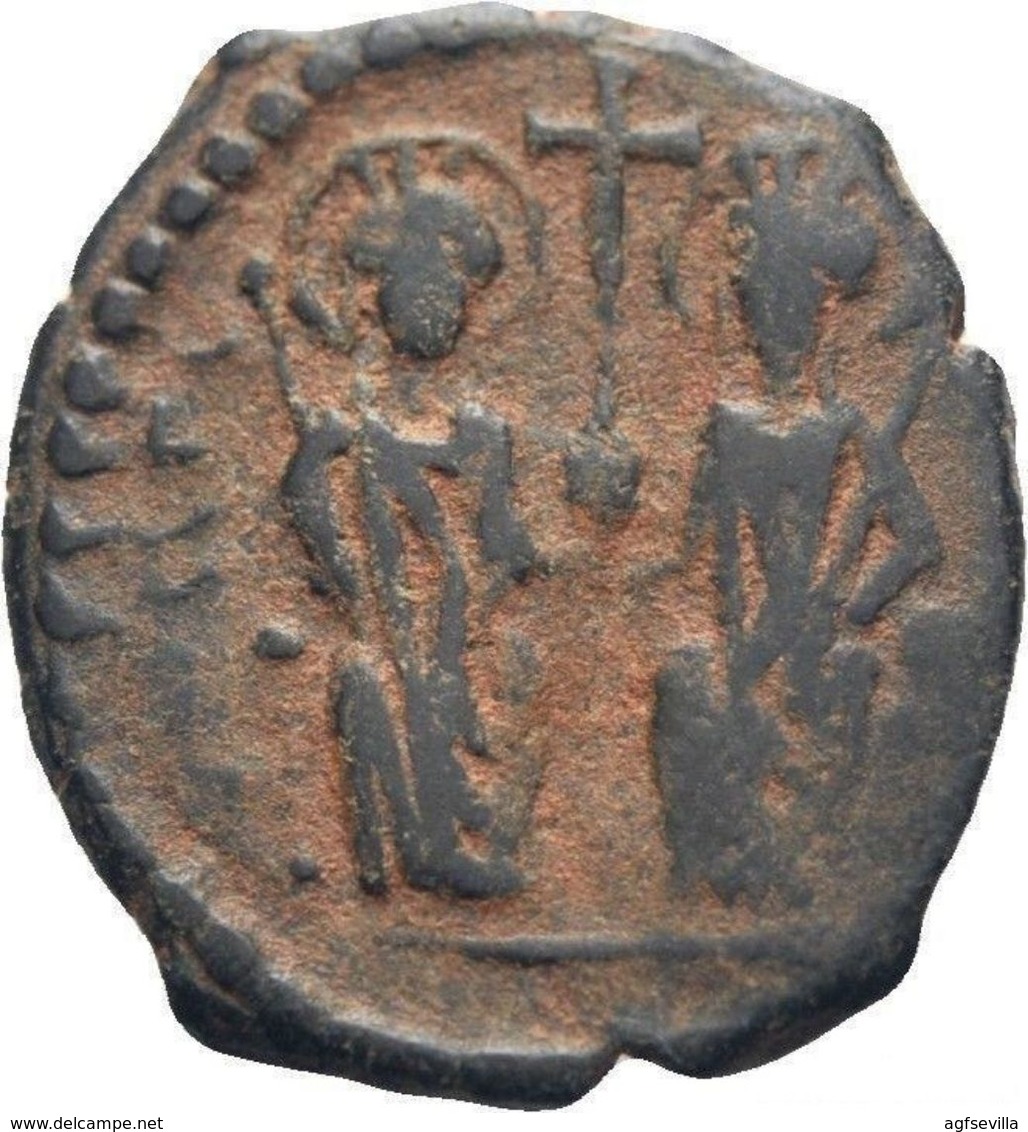 IMPERIO BIZANTINO. JUSTINO II Y SOFÍA. 10 NUMMI. ANTIOQUIA 565-578 D.c. - Bizantinas