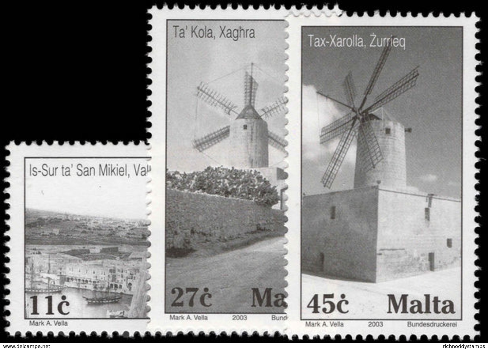 Malta 2003 Windmills Unmounted Mint. - Malta