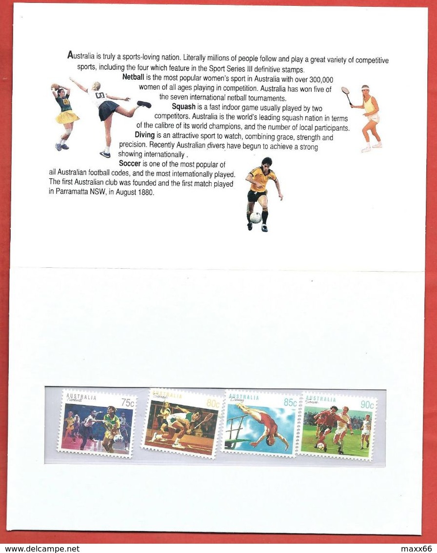 AUSTRALIA PRESENTATION PACK - 1991 - SPORT III - Sports - Presentation Packs