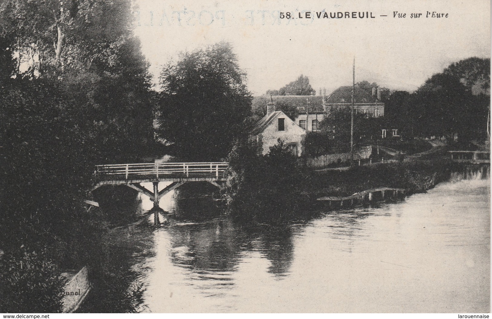 LE VAUDREUIL  - Vue Sur L' Eure - Le Vaudreuil
