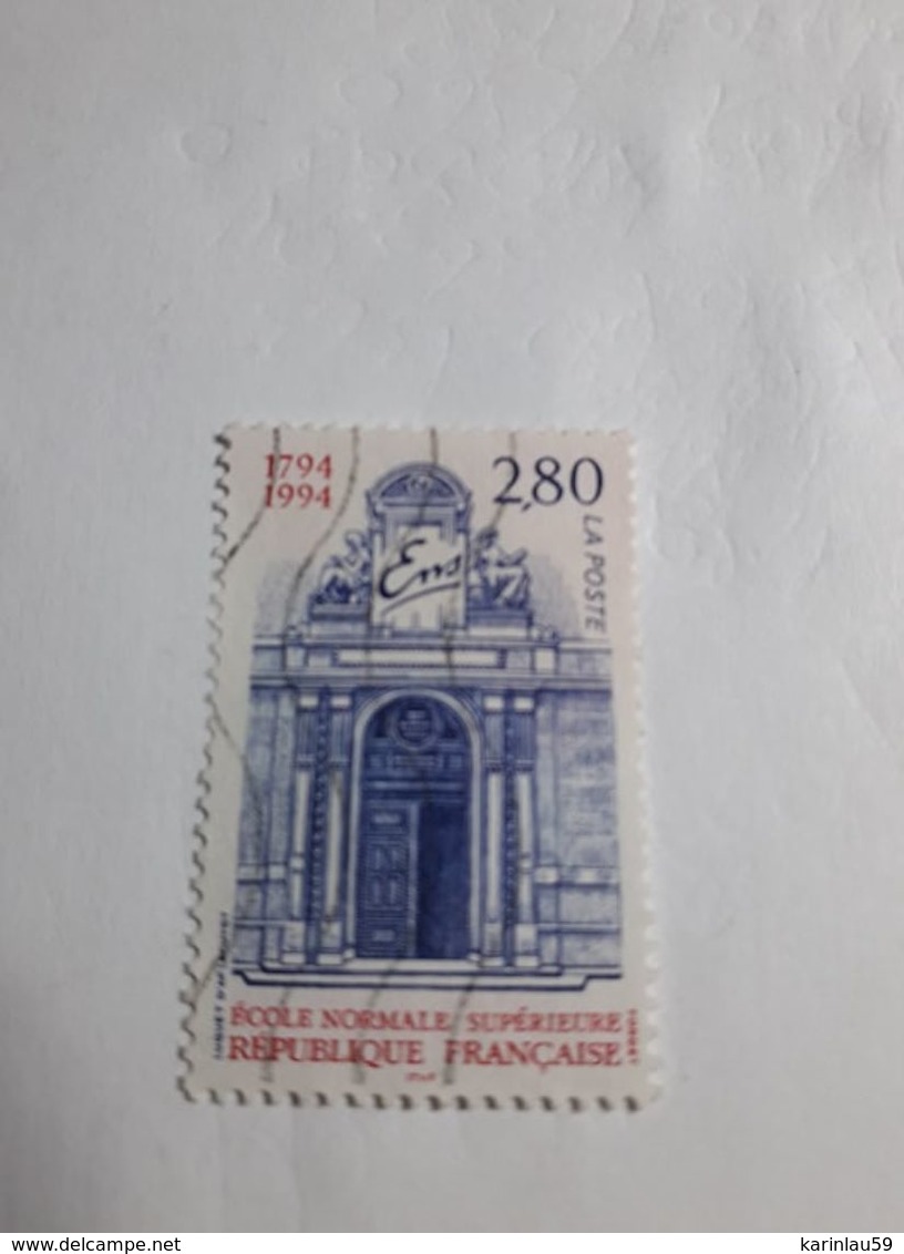 Timbre France N°2907 - 1994 - Ecole Normale Supérieure 1794-1994 -oblitéré - Used Stamps