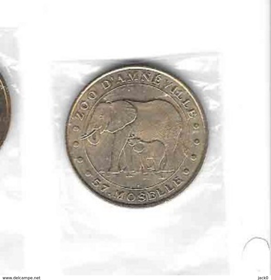 Médaille  Touristique  Monnaie  De  Paris  2001  ZOO  D' AMNEVILLE - 57  MOSELLE - 2001