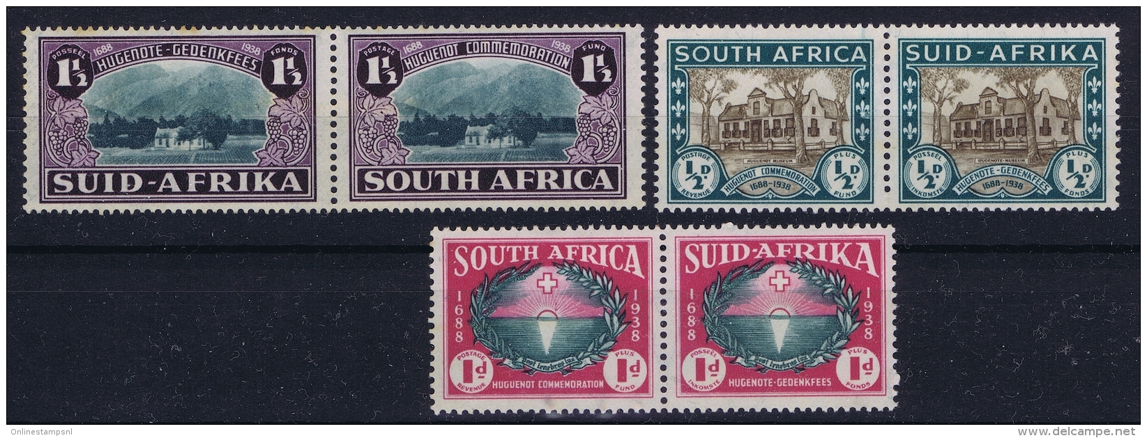 South Africa, 1939, SG 82 - 84, Complete Set Of 3   Postfrisch/neuf Sans Charniere /MNH/** - Neufs