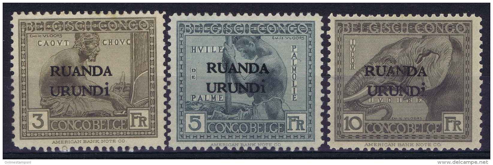 Ruanda-Urundi : OBP 59 - 61  Postfrisch/neuf Sans Charniere /MNH/** - Unused Stamps