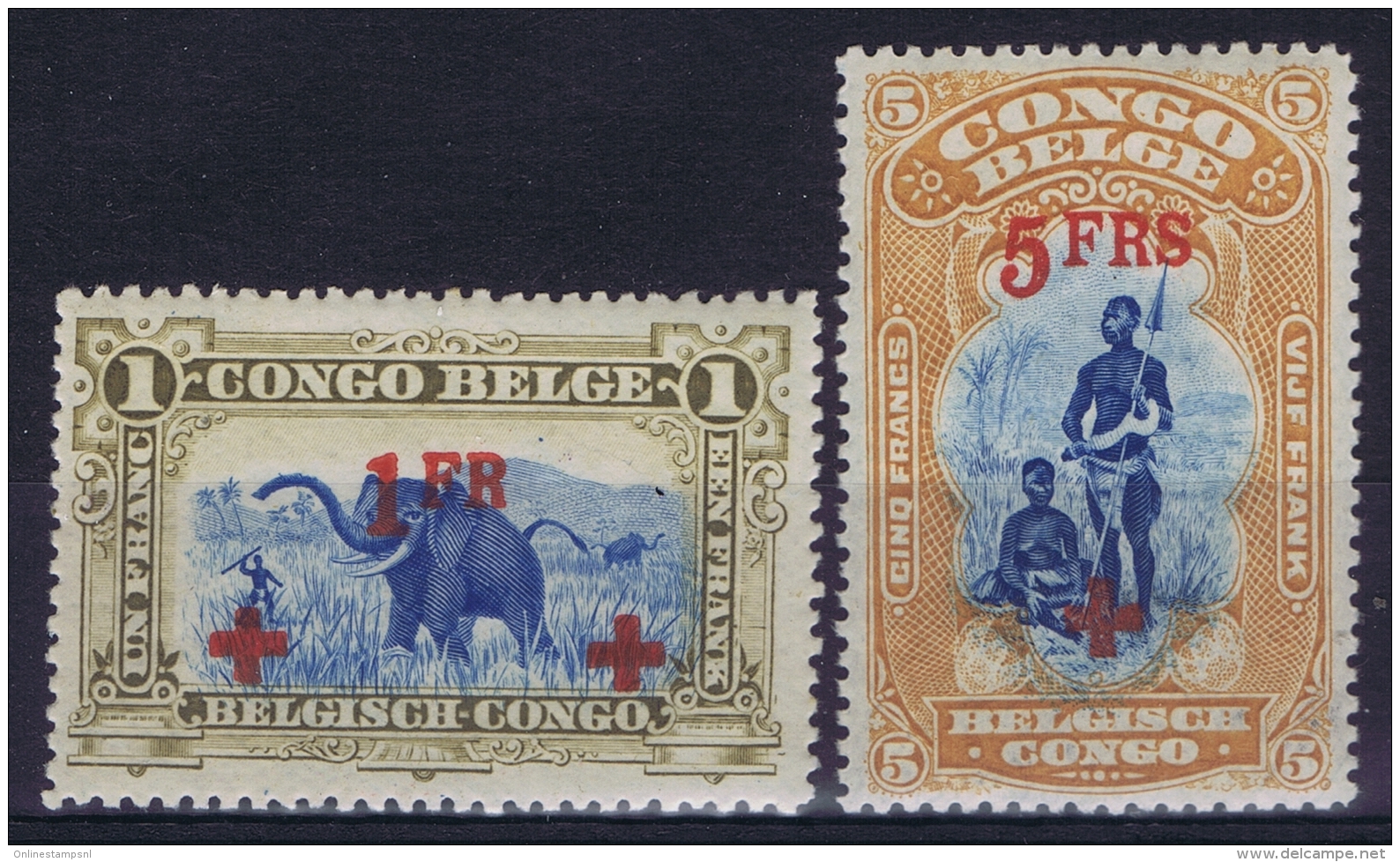 Belgian Congo: OBP 78 + 79  Postfrisch/neuf Sans Charniere /MNH/**  1886  Signed/ Signé/signiert - Neufs