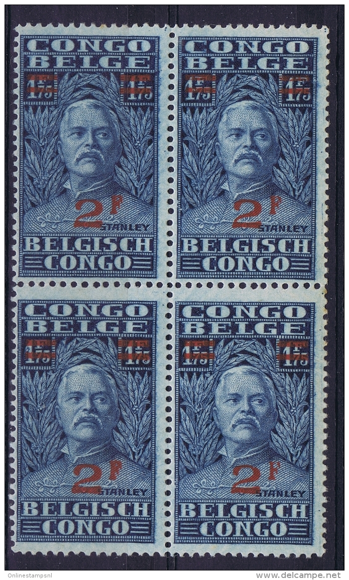 Belgian Congo: OBP 165 4-block Postfrisch/neuf Sans Charniere /MNH/**  1931 - Neufs