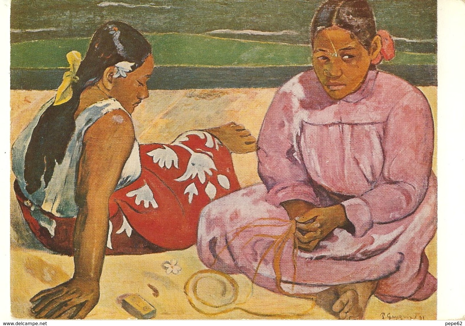 Musée Du Louvre-paul Gauguin-femmes De Tahiti-l'appel-3 Cartes-cpsm - Océanie