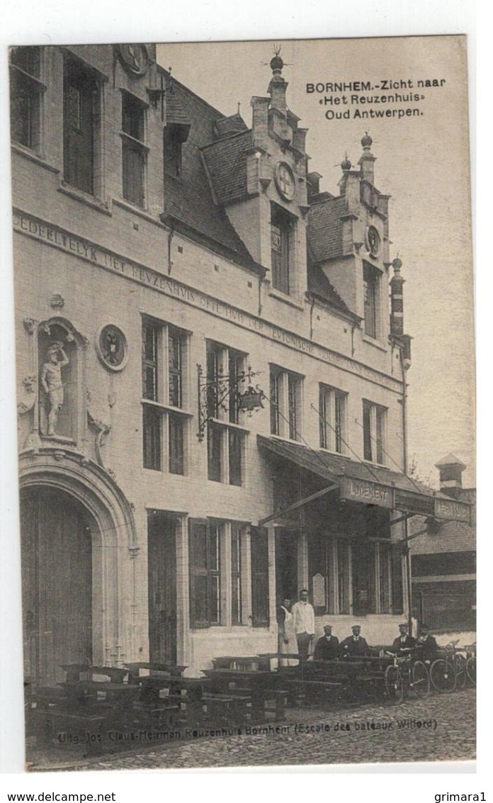 BORNHEM - Zicht Naar "Het Reuzenhuis" Oud Antwerpen 1914 - Bornem