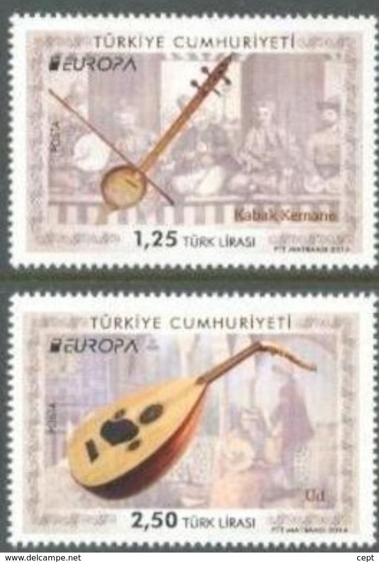 Turkey 2014  - Europa Cept - Set  MNH** - 2014