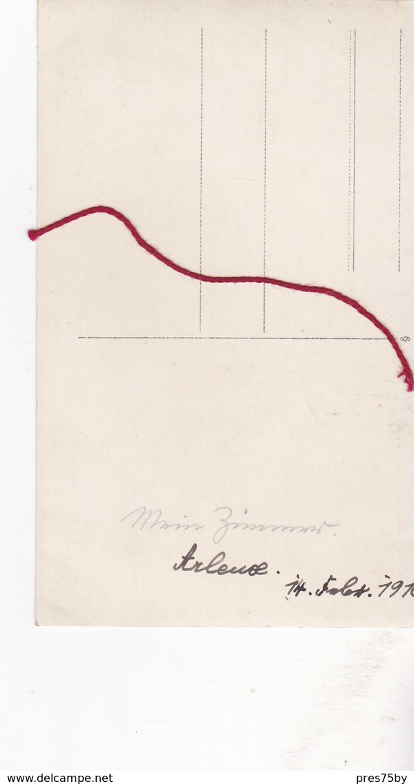 Arleux Mein Zimmer  Carte Photo Allemande - Autres & Non Classés