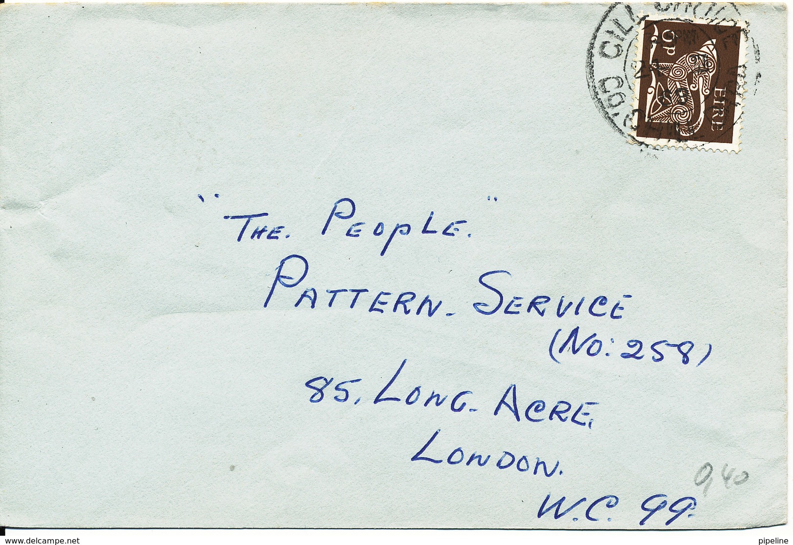 Ireland Cover Sent To England - Lettres & Documents