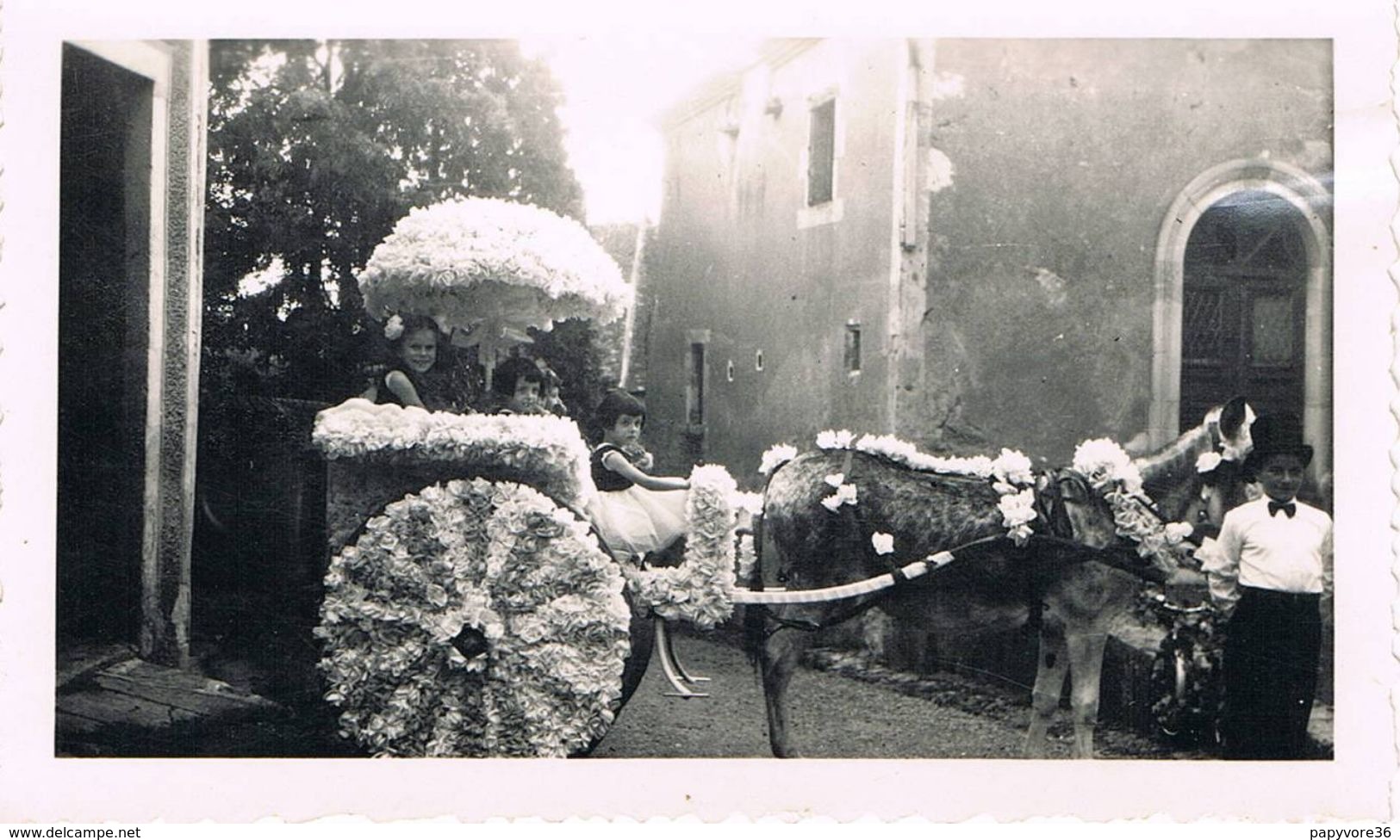 Lot De 3 PHOTOS De La Fête Des GRATTONS à Châteaumeillant (Cher) 1952 - Otros & Sin Clasificación