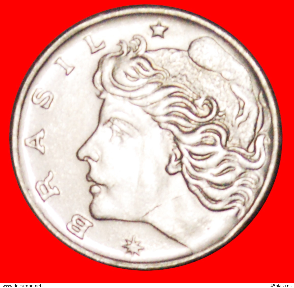 √ EFFIGY* BRAZIL ★ 1 CENTAVO 1969! LOW START ★ NO RESERVE! - Brazil