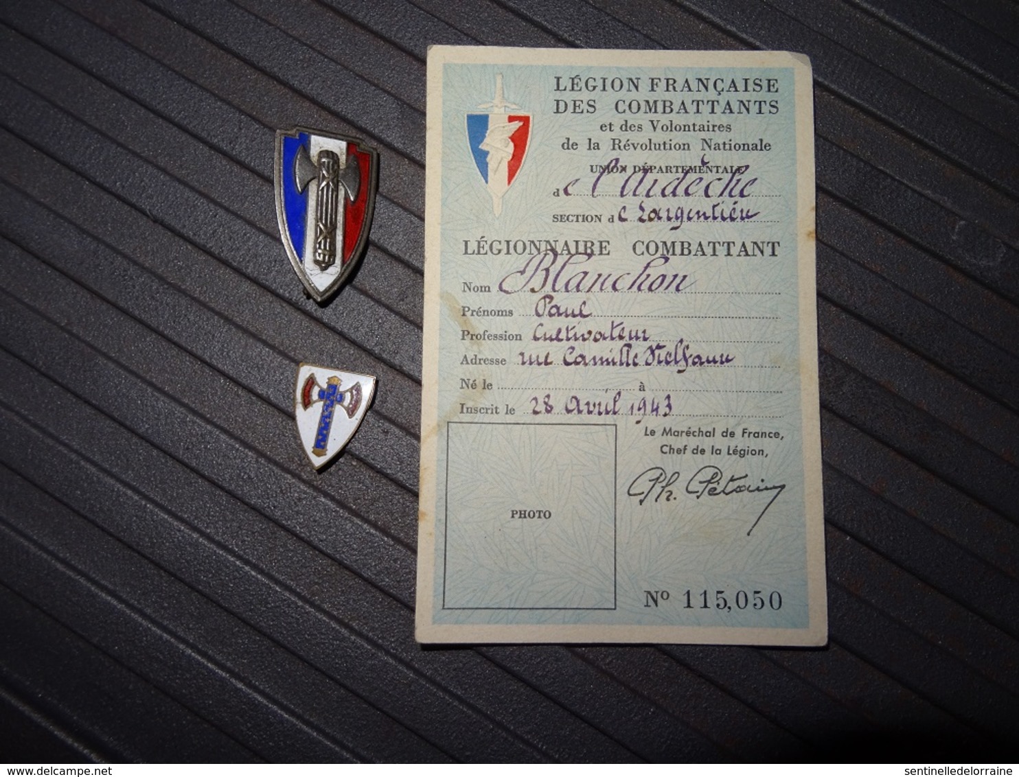 Lot Régime De Vichy, Etat Français - 1939-45