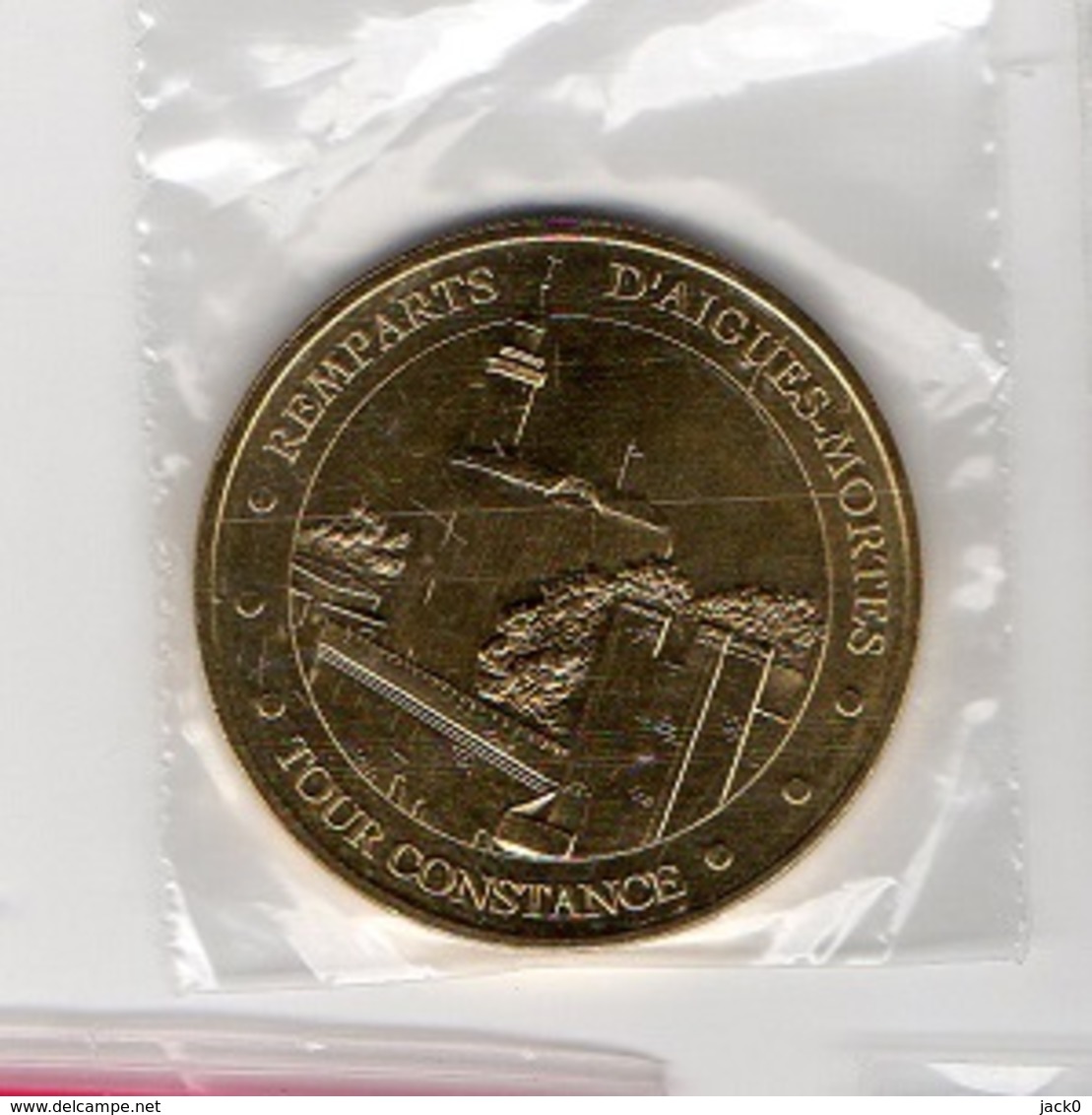 Médaille  Touristique  Monnaie  De  Paris  2014, REMPARTS  D' AIGUES  MORTES, TOUR  CONSTANCE  ( 30 ) - 2014