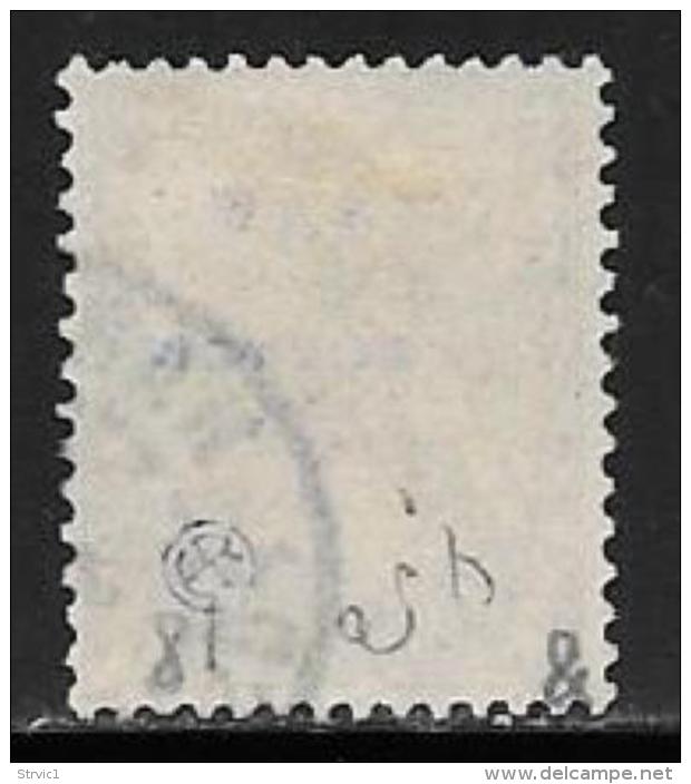 Ethiopia, Scott # J25 Used Menelik Ll  Violet Hand Stamped  For Postage Due, 1905, Signed - Ethiopia