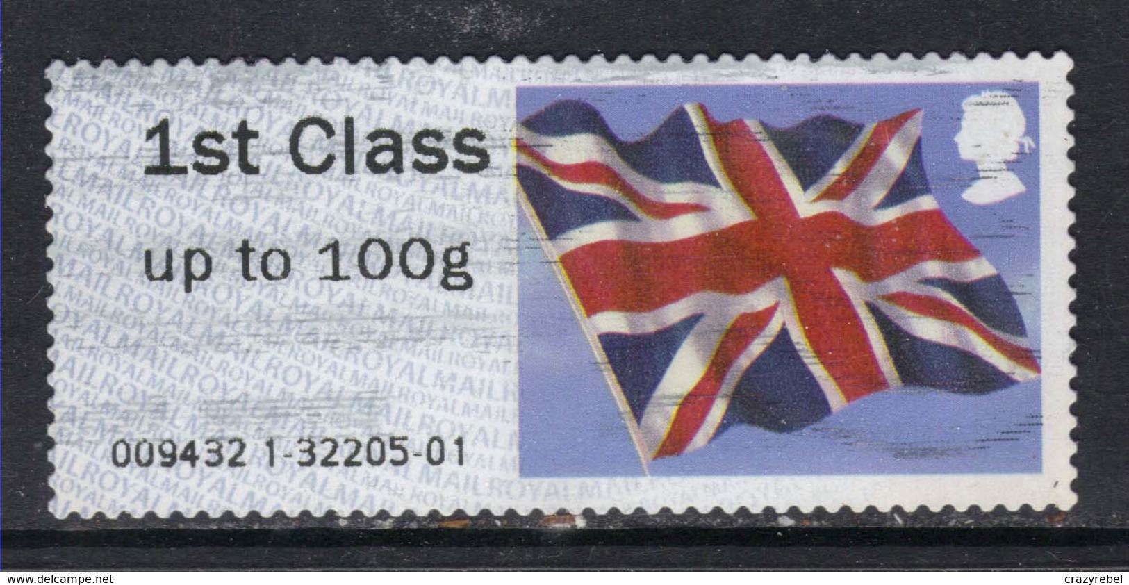 GB 2012 QE2 1st Post & Go Up To 100 Gms Union Flag ( R722 ) - Post & Go (distributeurs)