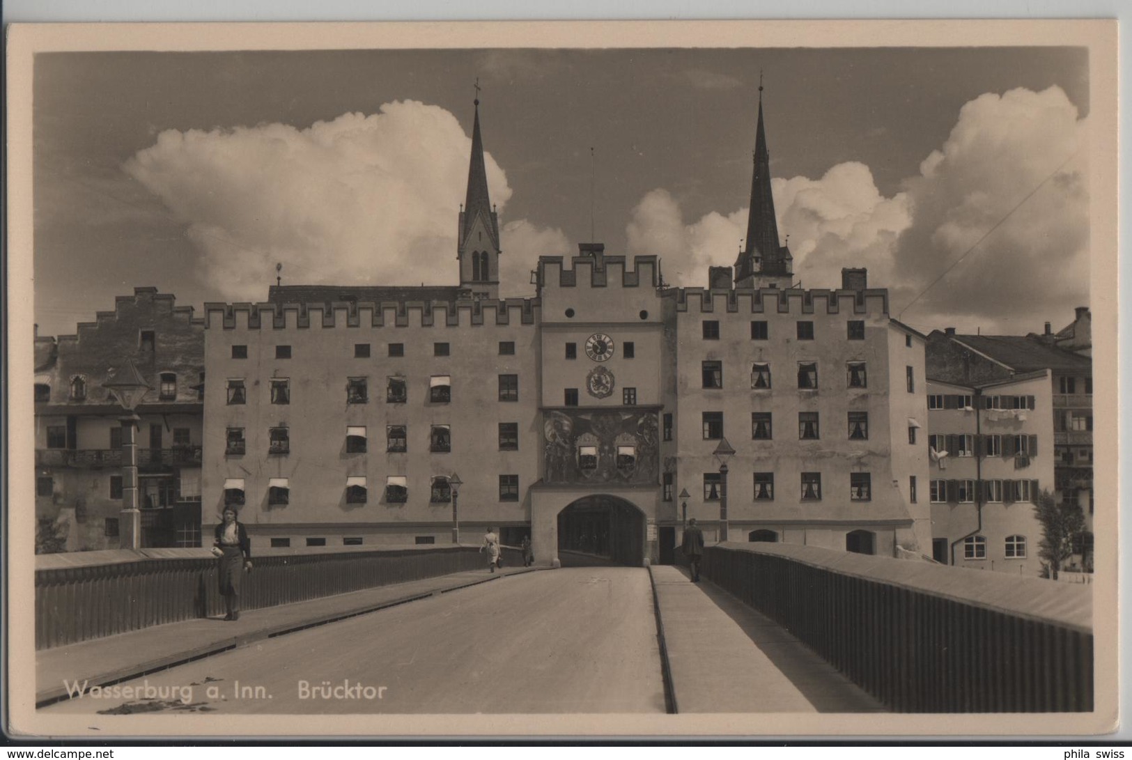 Wasserburg Am Inn - Brücktor, Belebt - Wasserburg (Inn)