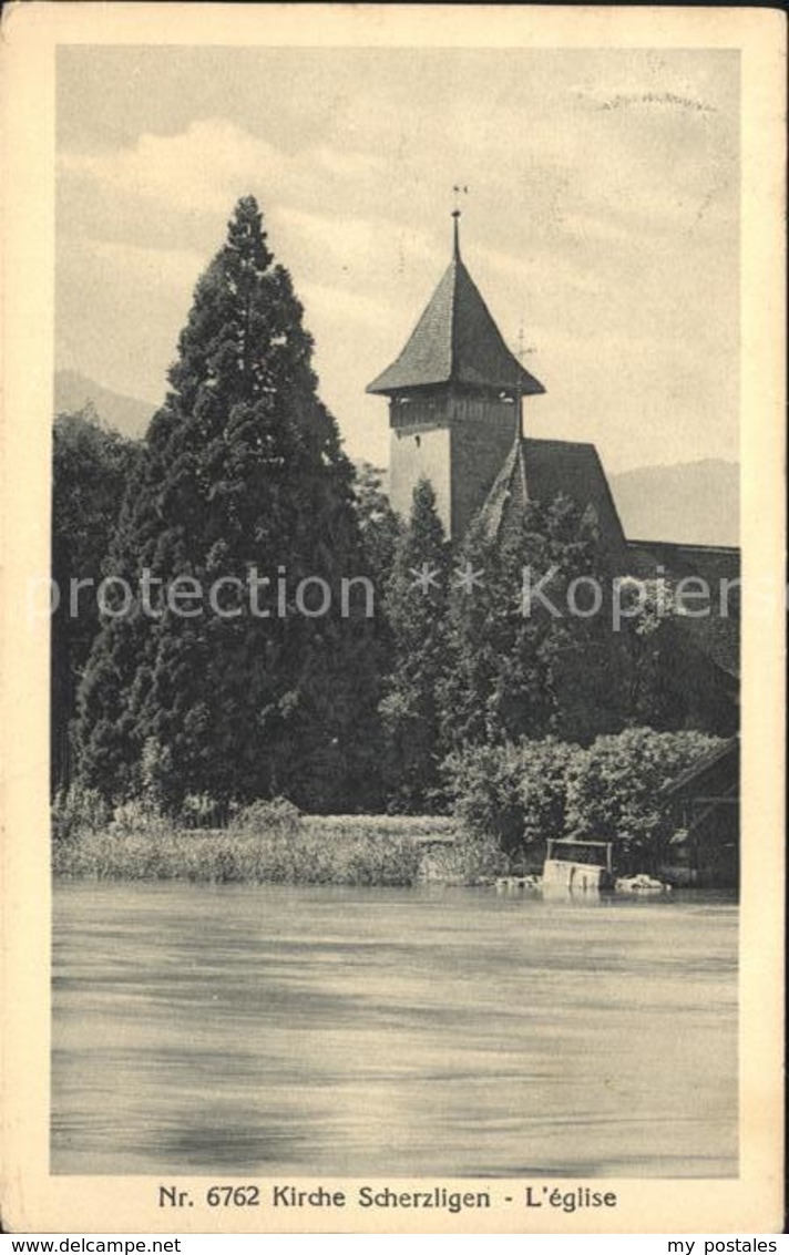 11762478 Scherzligen Kirche Thun - Autres & Non Classés