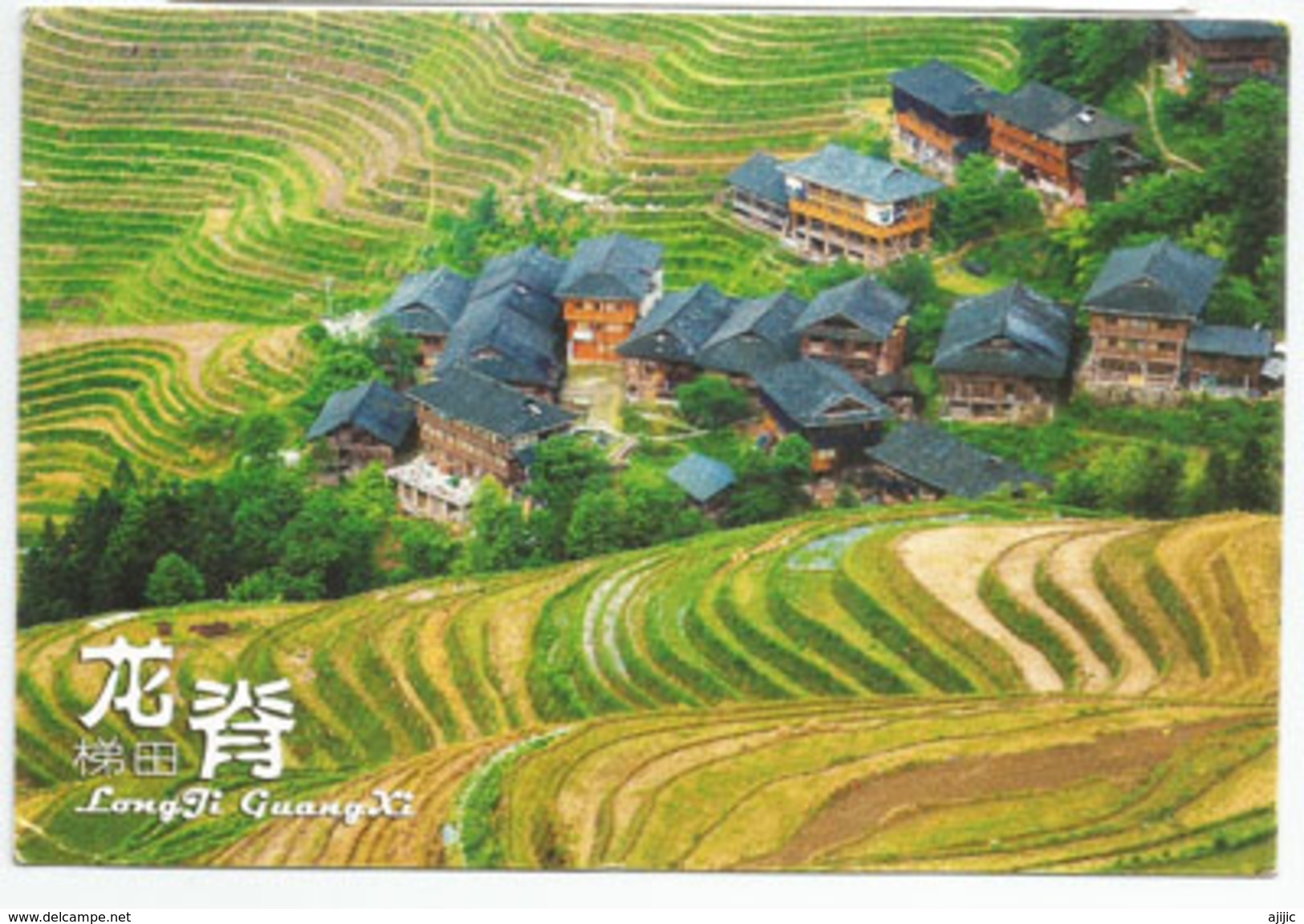 The Longsheng Rice Terraces, China. Postcard Addressed To ANDORRA, With Arrival Postmark - China